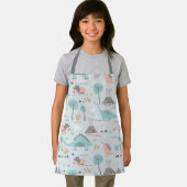 Tablier Cute Pastel Dinosaur Motif (Insitu)
