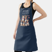 Tablier Cute Patriotics Childless Dogs Ladies Vote  (Insitu)