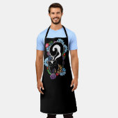 Tablier Cute peau de fleurs (Porté)