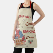 Tablier Cute Personalisé Christmas Baking Crew (Insitu)