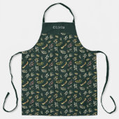 Tablier Cute Personalised Autumn And Fall Pattern Apron. (Recto)