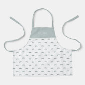 Tablier Cute Personalised Car Pattern Apron (Recto)