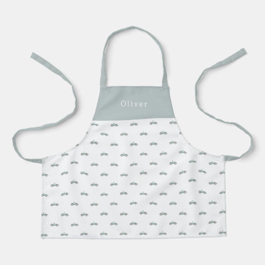 Tablier Cute Personalised Car Pattern Apron (Recto)