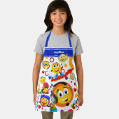 Tablier Cute personnalisée Funny Emojis Kids (Insitu)