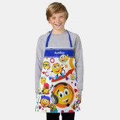 Tablier Cute personnalisée Funny Emojis Kids (Porté)