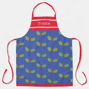 Tablier Cute personnalisée Holly & Berries Noël