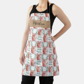Tablier Cute Pig Apron –Farm Animal Kitchen & Baking Apron (Insitu)