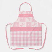 Tablier Cute Pink Bows and Coquette Grace Trendy Apron (Recto)