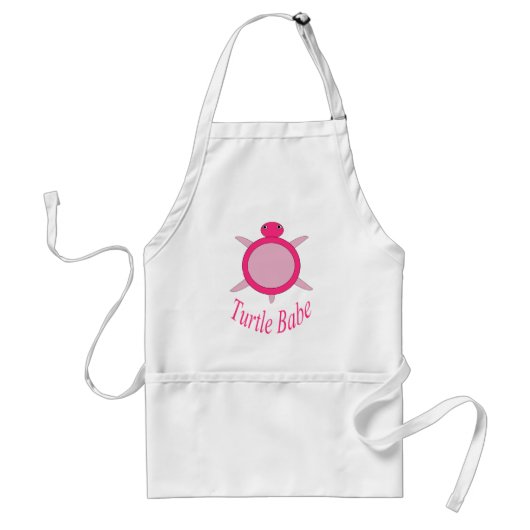 Tablier Cute Pink Turtle Baby Cuisine Apron (Devant)
