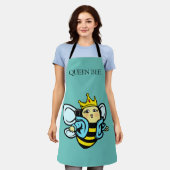 Tablier Cute Queen Bee Personnaliser Apron (Porté)
