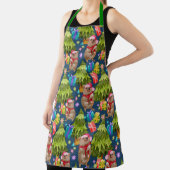 Tablier Cute Quokka Christmas Blue Apron (Insitu)