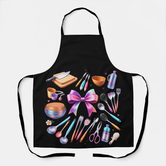 Tablier Cute Rainbow Apron Cooking Accessories  (Recto)