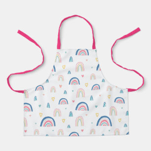 Tablier Cute Rainbows & Hearts Motif