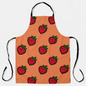 Tablier Cute Red Cartoon (Recto)