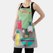 Tablier Cute rétro cuisine de cuisson ustensiles cuisine d (Insitu)