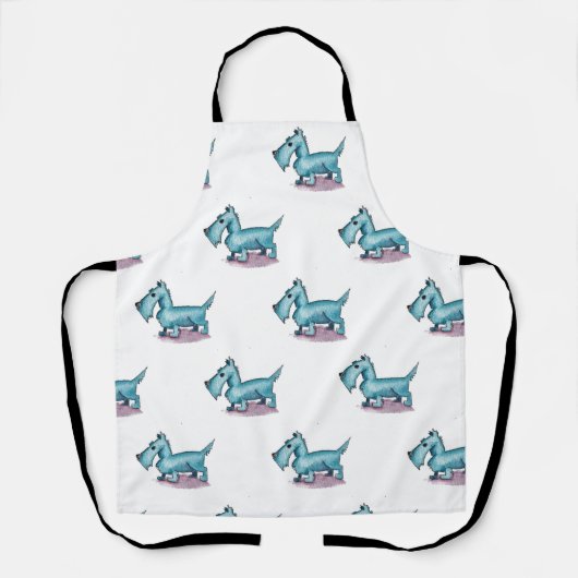 Tablier Cute Schnauzer Apron (Recto)