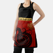 Tablier Cute serpent chinois Nouvel An Zodiac Anniversaire (Insitu)