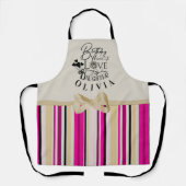 Tablier Cute Simple Gifts For Daughters | Typography (Recto)