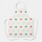 Tablier Cute Simple Heart Pattern (Recto)