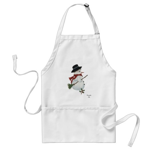 Tablier Cute Snowman Apron (Devant)