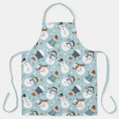 Tablier Cute Snowmen (Recto)