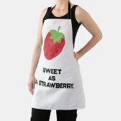 Tablier Cute Strawberry Apron | Fruit-Themed Kitchen Apron (Insitu)