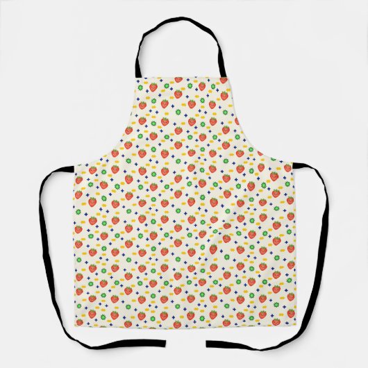 Tablier Cute Strawberry Pattern (Recto)