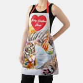 Tablier Cute Tabby Cat Merry Cats Christmas Mothers  (Insitu)