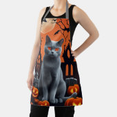 Tablier Cute tablier, Halloween Chartreux Chat (Insitu)