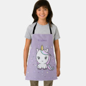 Tablier Cute Unicorne Purple Apron (Insitu)