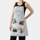 Tablier Cute Unique Collage Famille Images Ustensiles rose (Insitu)