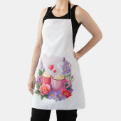 Tablier Cute Valentine Cocoa Mugs with Flowers & Hearts (Insitu)