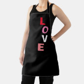 Tablier Cute Valentines Jour Aimer Typographie Baking (Insitu)