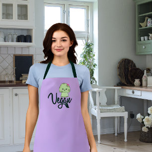Tablier Cute Vegan Mushroom