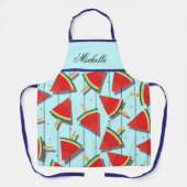 Tablier Cute Water Melon Popsicle Femme Chef Baker's (Recto)