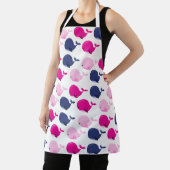 Tablier Cute Whales, Pattern of Whales, Sea Animals (Insitu)