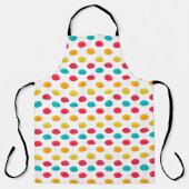 Tablier Cute Whimsical Coloré Chats Motif d'aquarelle (Recto)