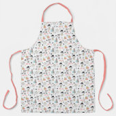 Tablier Cute Woodland Animals et Indian Boy Motif (Recto)