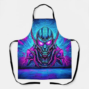 Tablier Cyberpunk Vibe héroïque