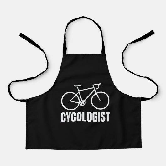 Tablier Cycologiste Funny Vélo cadeau (Recto)