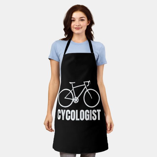 Tablier Cycologiste Funny Vélo cadeau (Porté)