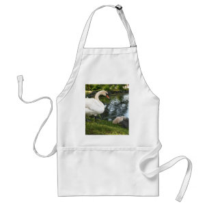 Tablier Cygne et cygnet