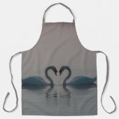 Tablier Cygnes sur le lac (Recto)