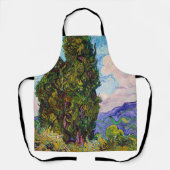 Tablier Cyprès, Van Gogh (Recto)