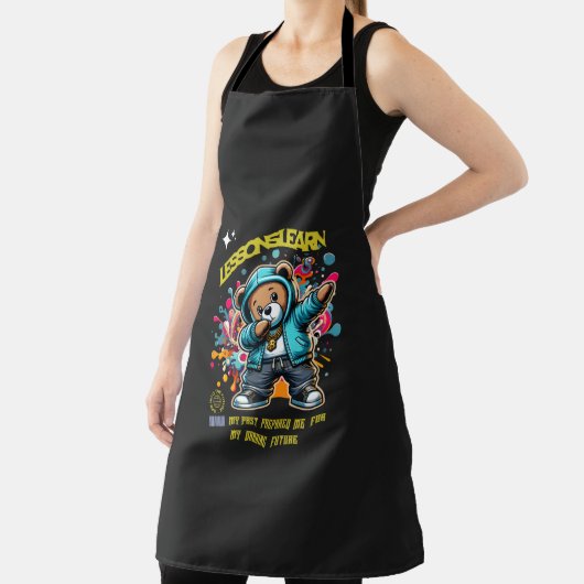 Tablier DABBING FUTURE LESSONS LEARN All-Over Print Apron (Insitu)