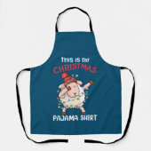 Tablier Dabbing Sheva C'Est Mon Pajama De Noël (Recto)