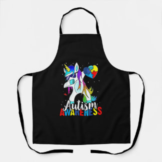 Tablier Dabbing Unicorn Sensibilisation sur l'autisme Enfa