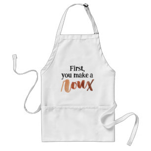 Tablier D'abord vous faites un Apron Cajun Roux