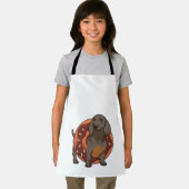Tablier Dachshund avec Donut (Insitu)