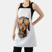 Tablier Dachshund avec lunettes de soleil (Insitu)